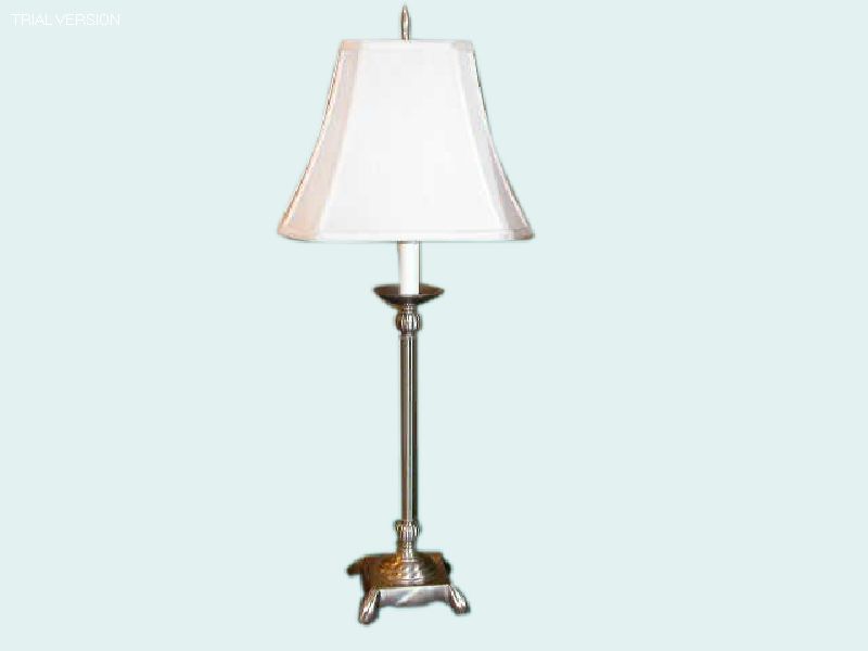 Antique Pewter Lamp