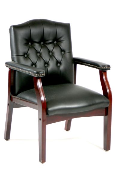 Hugh Black Guest Chair