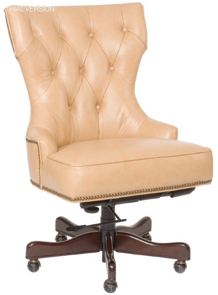 Tan Tufted Leather Exectuive Chair