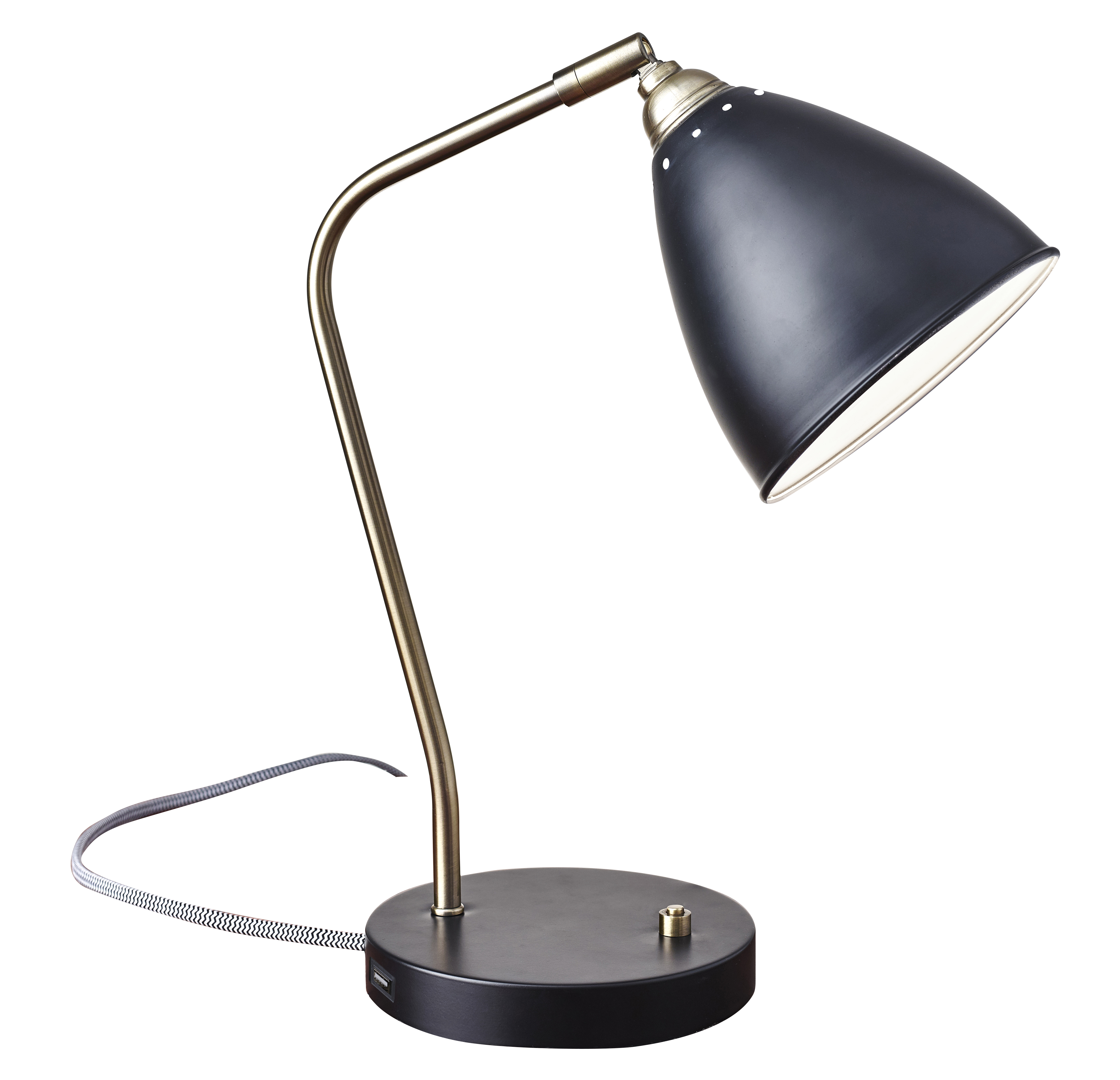 Franklin Black Desk Lamp
