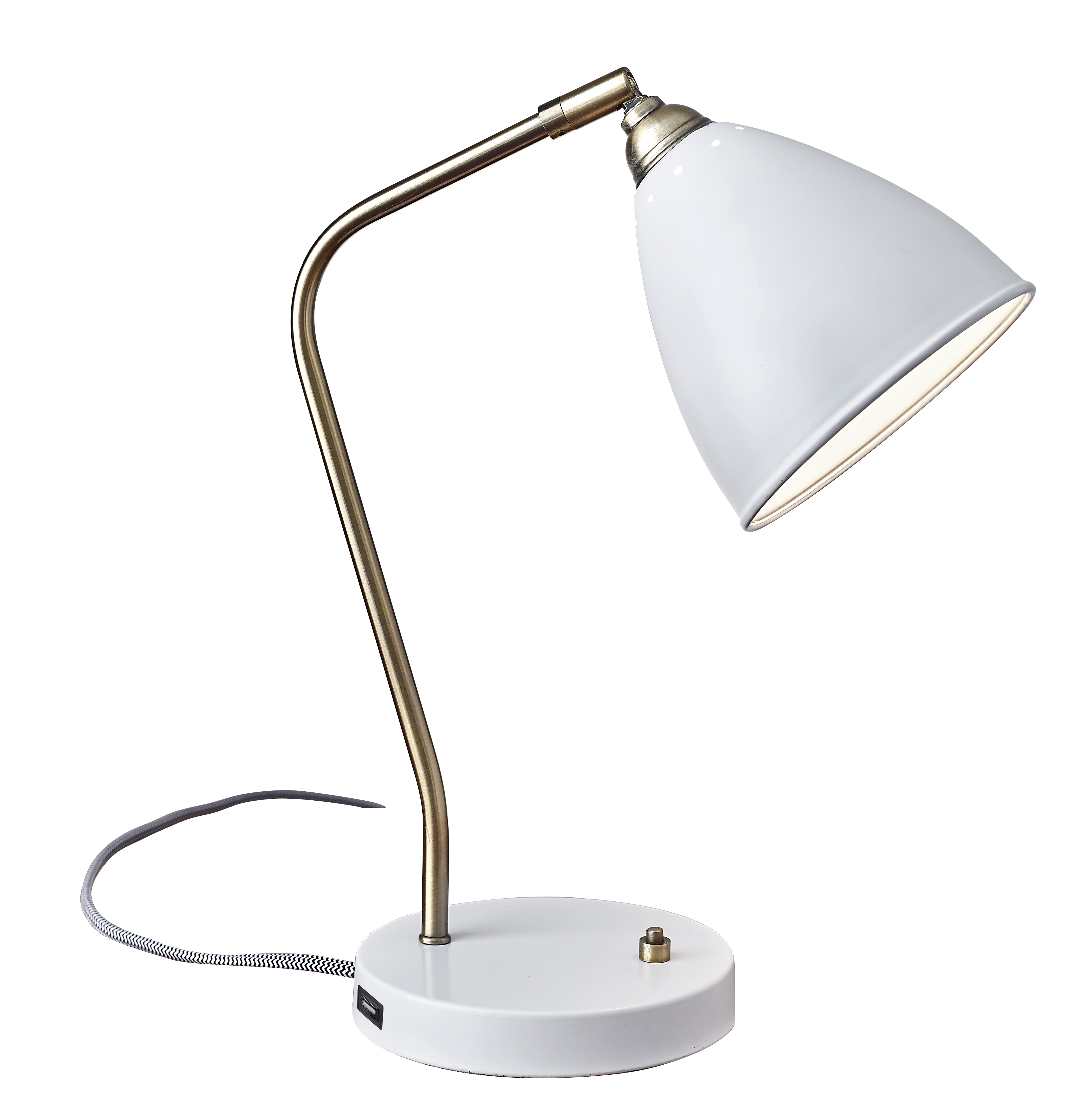 Franklin White Desk Lamp
